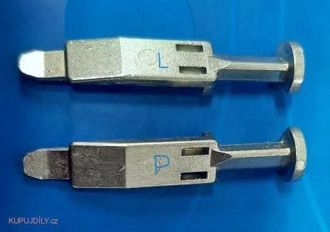 Vodítko koncové kovové "Z" a "S" - pravé
