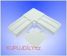 PVC rohová spojka 50x20 - dveřní ral8003, imitace, zl. dub