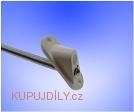 Průchodka s pružinou LUX 10 cm - bílá