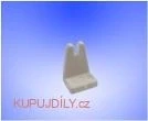 Držák spodní rýny díl B - průhledná